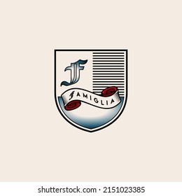 Family coat of arms template.