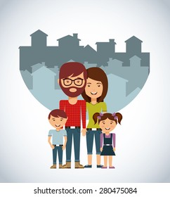 family concept design, vector illustration eps10 graphic 