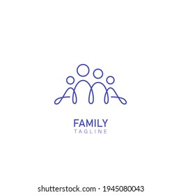 Family Concept Logo Symbol Design Template Stock Vector (Royalty Free ...