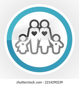
Family concept vector harmony icon
