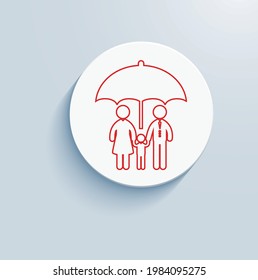 Family cover icon vector design