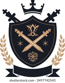 family crest: coat of arms