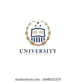 Family Crest or Royal Crest or University School Badge logo design
