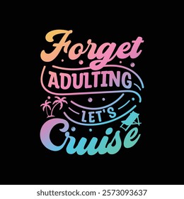 Family cruise , cruising boat trip family  t-shirt ,Family Vacation t shirt design, beach Vacation t shirt design, Cruise t shirt for all , Family Vacation  Vector And Clip ART