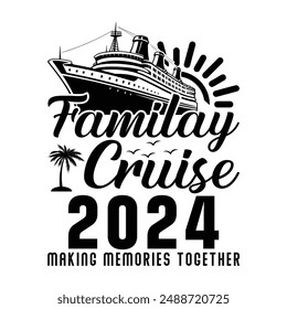 Camisetas Crucero Familiar 2024