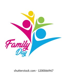 Family Day Logo design. EPS 10