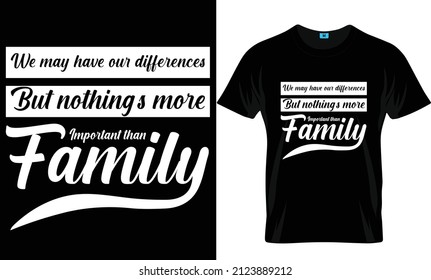 Family Day Tshirt Design Template Stock Vector (Royalty Free ...