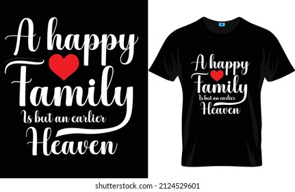 Family Day Tshirt Design Template Stock Vector (Royalty Free ...