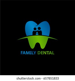 Family Dental Logo Template Design