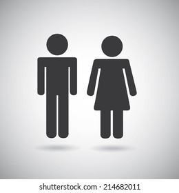 family design over gray background vector illustration