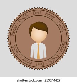 Family design over gray background,vector illustration