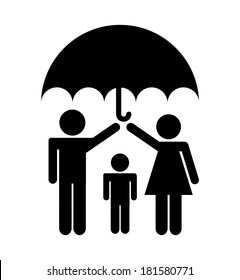 family design over white background, vector illustration