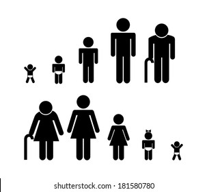 family design over white background, vector illustration