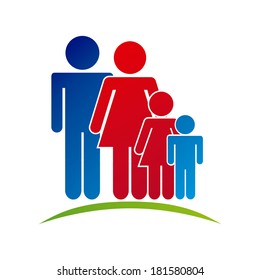 family design over white background, vector illustration