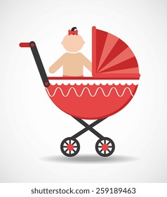Family design over white background, vector illustration.