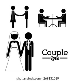 Family design over white background, vector illustration