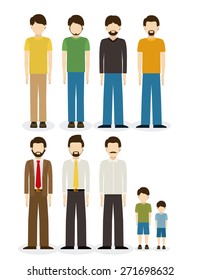 Family design over white background, vector illustration