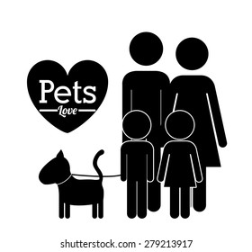 Family design over white background, vector illustration 