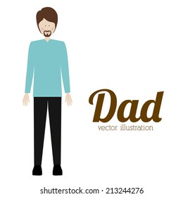 Family design over white background,vector illustration