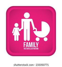  family design , vector illustration