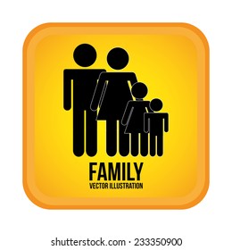  family design , vector illustration