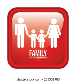  family design , vector illustration