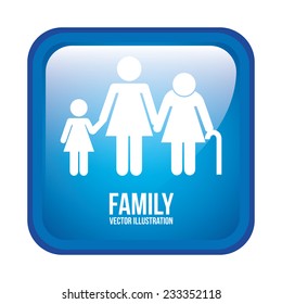  family design , vector illustration