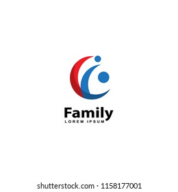 family design vector template