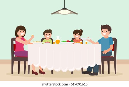 Dining Room Cartoon Images, Stock Photos & Vectors | Shutterstock