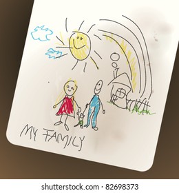 FAMILY / Child’s drawing