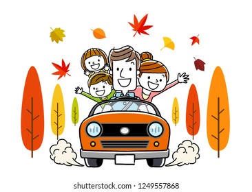 Family and fall drive