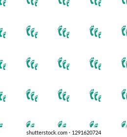 family footprint icon pattern seamless white background. Editable filled family footprint icon. family footprint icon pattern for web and mobile.