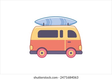 Family Gathering Flat Sticker Design
