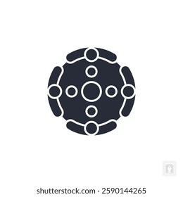 Family Gathering icon. Family Gathering Symbol sign for mobile concept and web design. Vector icon, Logo illustration, Vector graphics
