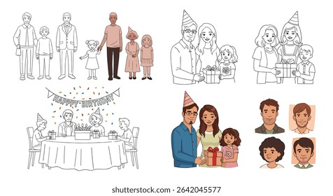 Family Gatherings and Celebrations Togetherness and Joy Sharing Happy Moments with Loved Ones