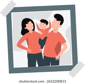 Uma família se reúne, sorrindo calorosamente para a câmera, capturando um momento de alegria e união, cada rosto refletindo amor, felicidade e o vínculo que os une.