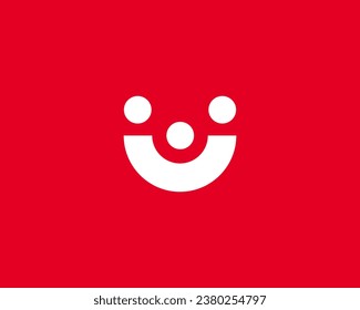 Family from geometric shapes logo. Parents and child logo concept. Love care unity symbol. Vector illustration.