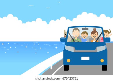 Family to go out by car