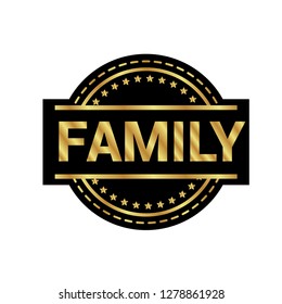 Gold Circle Rubber Stamp Text Invoicegold Stock Vector (Royalty Free ...