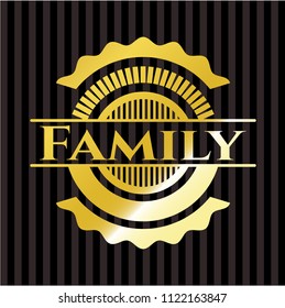 Family golden emblem