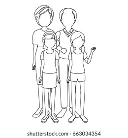 Family grandparents grandchildren