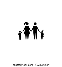 Family graphic design template vector isolated illustration