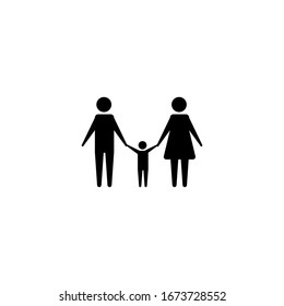 Family graphic design template vector isolated illustration