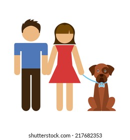 family graphic design , vector illustration 