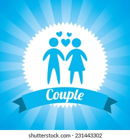 family graphic design , vector illustration