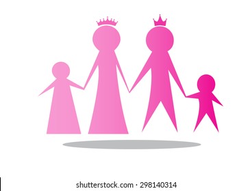 family graphic design , vector illustration 