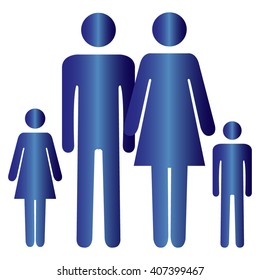 family graphic design , vector illustration