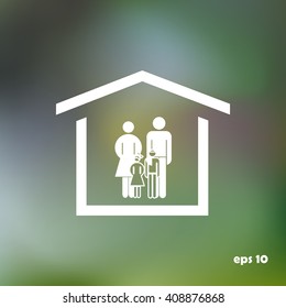 family graphic design , vector illustration