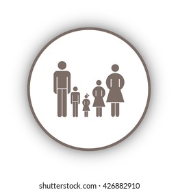 family graphic design , vector illustration