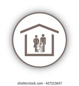 family graphic design , vector illustration